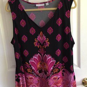 Susan Graver Liquid Knit Sleeveless Tank Tunic